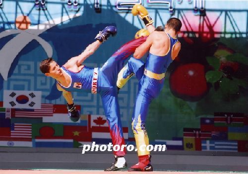 올림픽 종목에도 채택된 프랑스 무술 '사바떼'-충주무술축제 개막