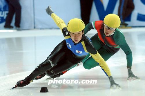 변천사, 3000M에서 금메달 획득!!