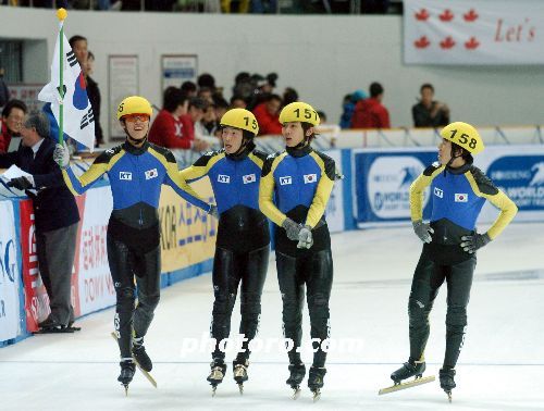 쇼트트랙 태극전사들 5000M 계주 우승!!