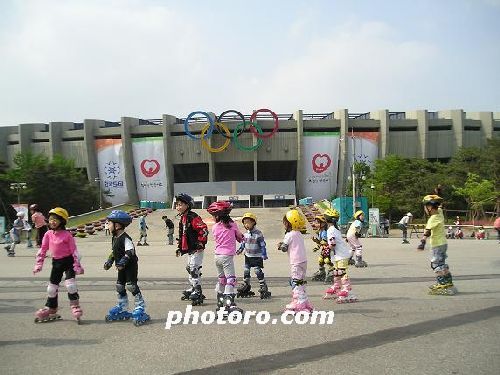 잠실 인라인 스케이트장 무료강습 스타트!