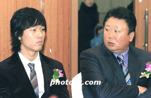 '2005 자황컵 체육대상'에서 만난 선동열과 박주영