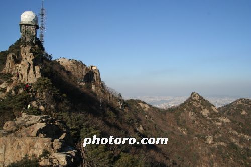 힘차게 뻗어가는 관악산 주 능선-관악산 겨울산행