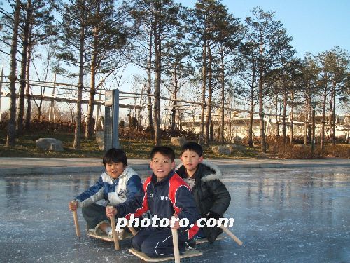 뚝섬숲에 얼음썰매장 개장