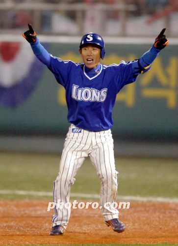 한국시리즈의 사나이 김재걸 역전 싹쓸이 적시타!! 