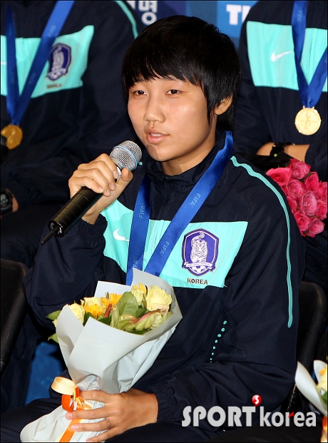 여민지, 한국에 도착해서야 우승 실감!