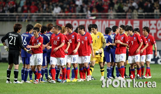 한국-일본, 골득실 없이 무승부!!