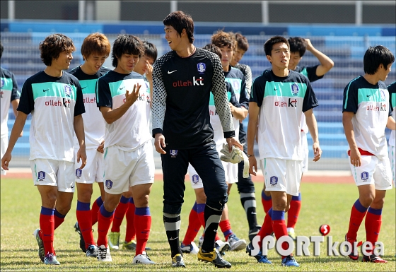 [광저우] 축구대표팀, 즐거운 훈련!