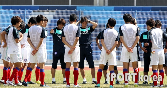 [광저우] 축구대표팀, 팔레스타인전을 앞둔 마지막 훈련!