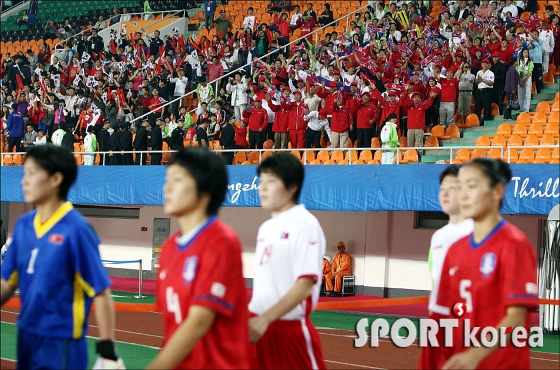 [광저우]여자축구, 4강 길목에서 북한과 한판승부!