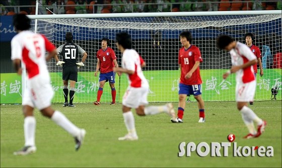 [광저우]남자축구, 연장종료직전 통한의 골 허용!