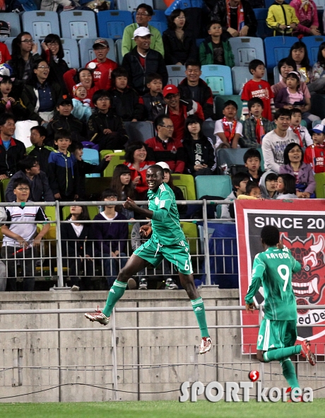 나이지리아 대한민국에 1-0 승리!!