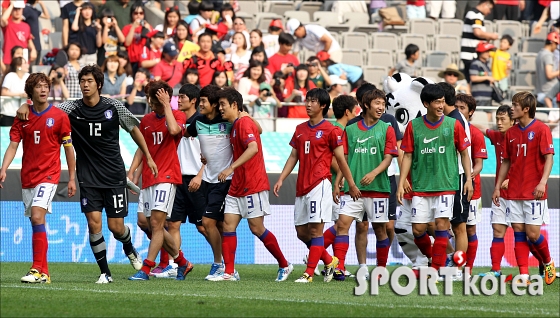 3-1역전승 올림픽대표팀, `마음껏 웃어보자`