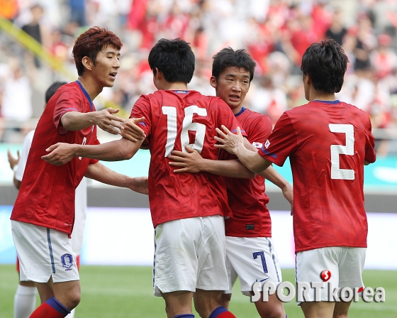 올림픽대표팀, 3-1로 역전승!!