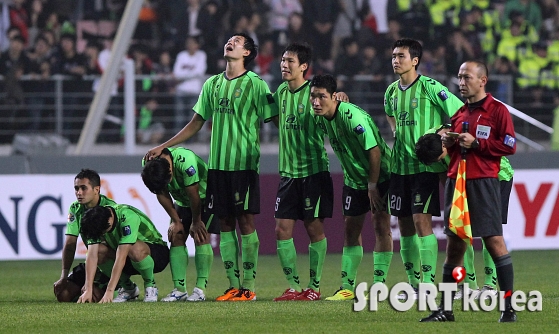 전북현대, AFC챔프 정상 등극 실패