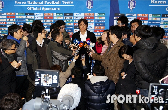 열띤 취재경쟁, 올림픽축구 대표팀!