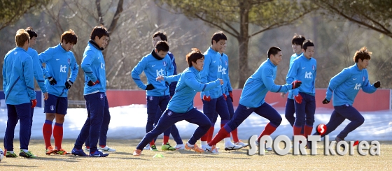 축구대표팀, `쿠웨이트전을 향해 달린다`