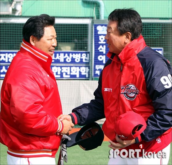 이만수-선동열 `프로야구 레전드의 만남`