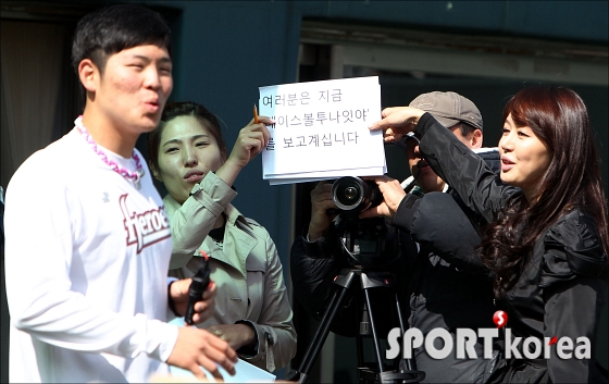 김민아아나 `한현희와 즐거운 인터뷰 시간`