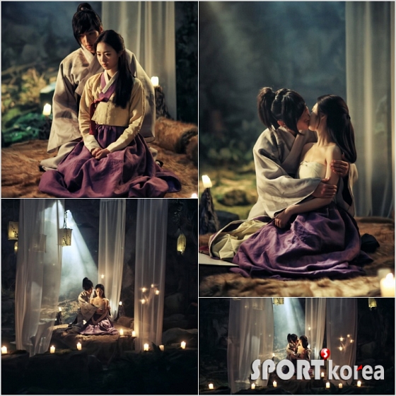 `구가의서’ 이연희-최진혁, 신비로운 ‘달빛 키스’