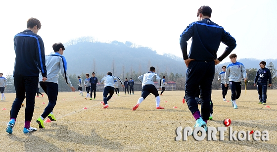 U-22 대표팀 `훈련도 실전처럼`