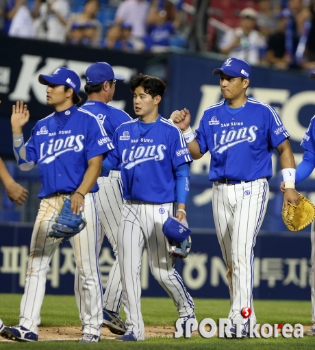 삼성, 이승엽, 김상수 맹활약 `두산에 대승`