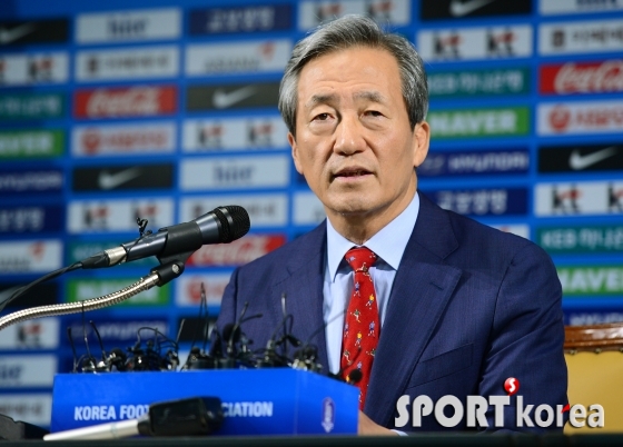 정몽준 후보 `FIFA 회장선거에 부정이 일어나고 있다`