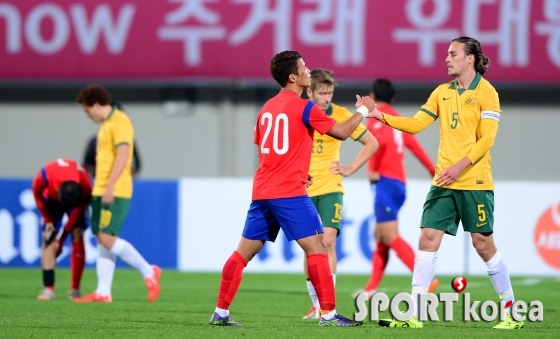 `올림픽 예선 앞두고 좋은 경험을 한 올림픽대표팀`