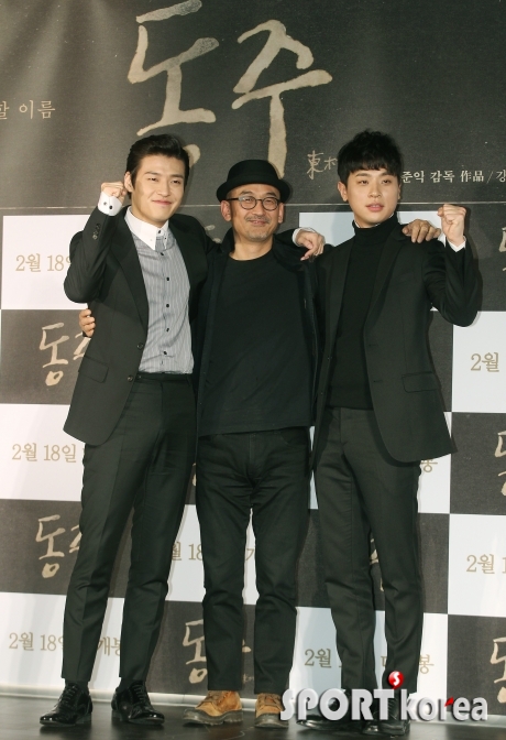 강하늘-이준익 감독-박정민, 영화 `동주` 화이팅!