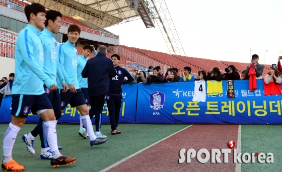 축구대표팀 오픈트레이닝데이!