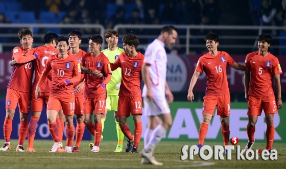 `조별예선 7경기 무실점 승리 쾌거를 이룬 대표팀`