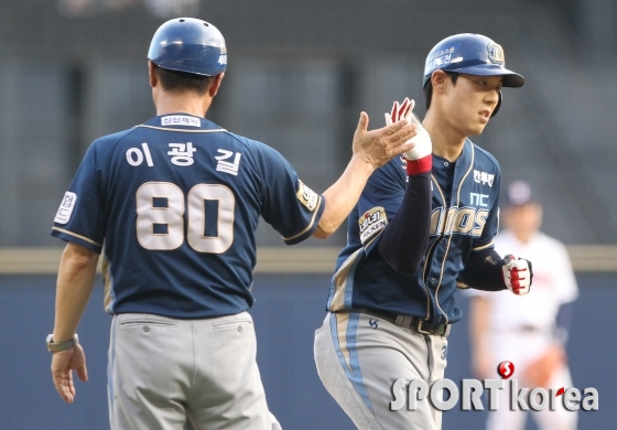 NC 김성욱 시즌 12호 홈런