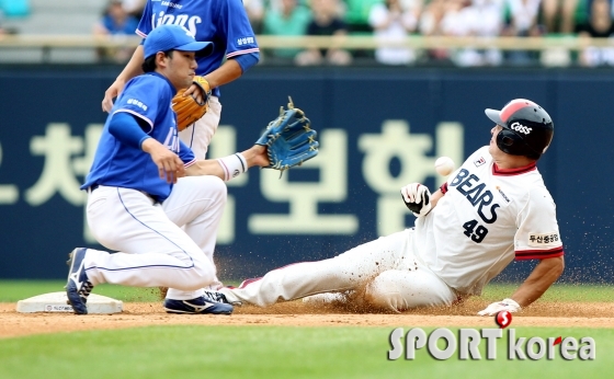 민병헌  `볼보다 빨라야해`