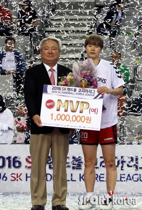 핸드볼코리아, 여자 최우수선수 서울시청 권한나