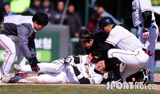 사구 맞은 하주석