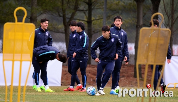 시리아전을 앞둔 축구대표팀