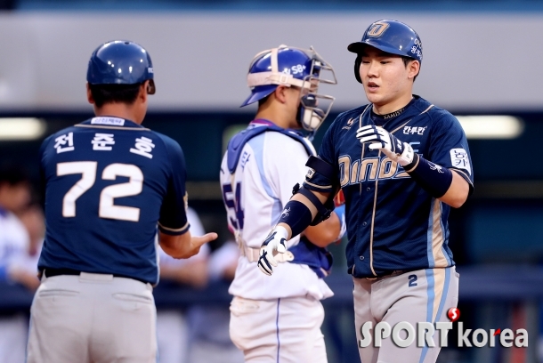 박민우 `시즌 마수걸이 홈런`