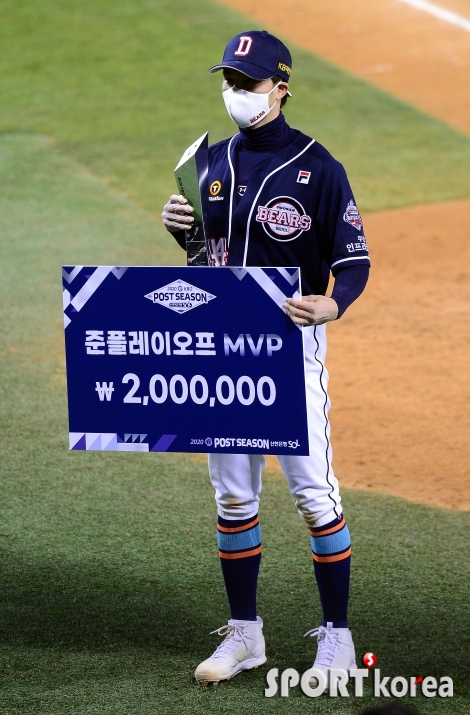 오재원, 준PO MVP