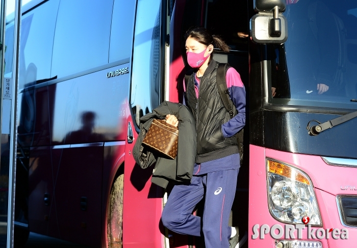 무거운 분위기의 김연경!