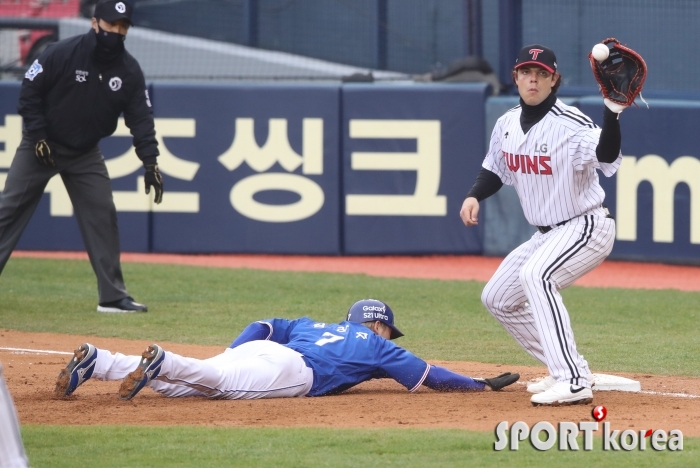 삼성 김상수, 견제구 쯤이야~