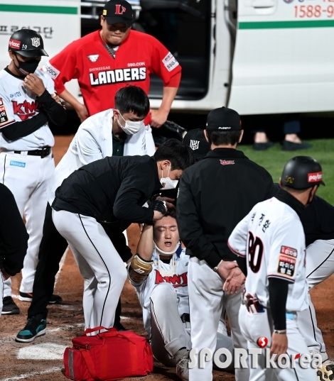 헤드샷 김민혁, 큰 부상이 아니길