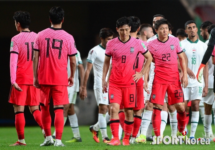 한국, 이라크에 아쉬운 무승부