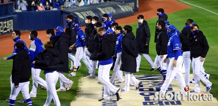 삼성, 2패로 한국시리즈 진출 좌절