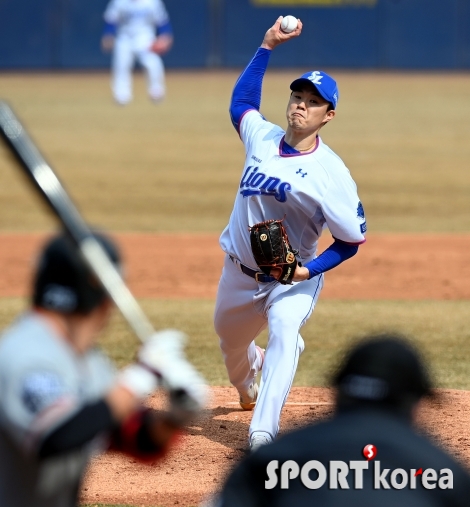 장필준, 5선발 경쟁 이상무~