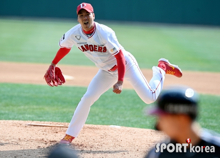 김광현, 복귀 후 세 타자 연속 삼진