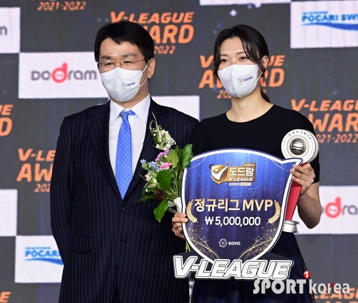 양효진 `여자부 MVP 수상`