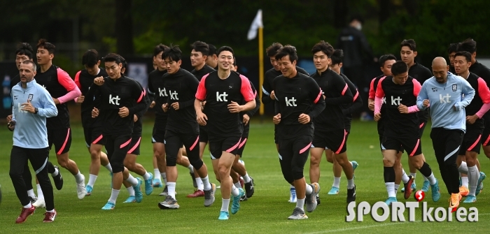 6월 평가전 준비하는 축구대표팀