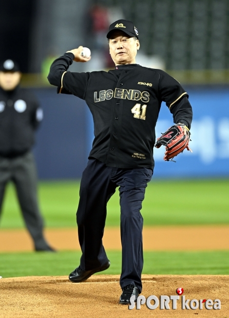 KBO 레전드 40인 김용수 `실력 좀 발휘할까?`