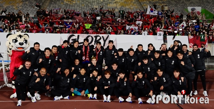 2022 카타르 월드컵 앞둔 한국축구대표팀 출정식