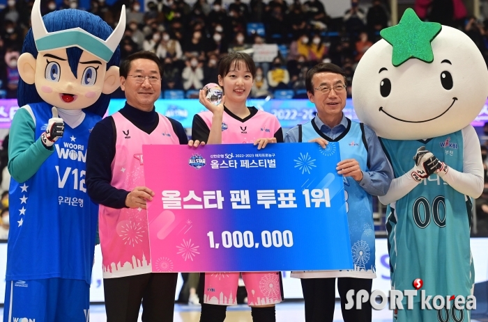 신지현, 올스타 팬투표 1위