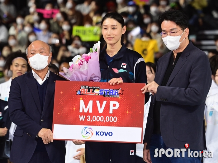 김연경, 올스타전 MVP 수상